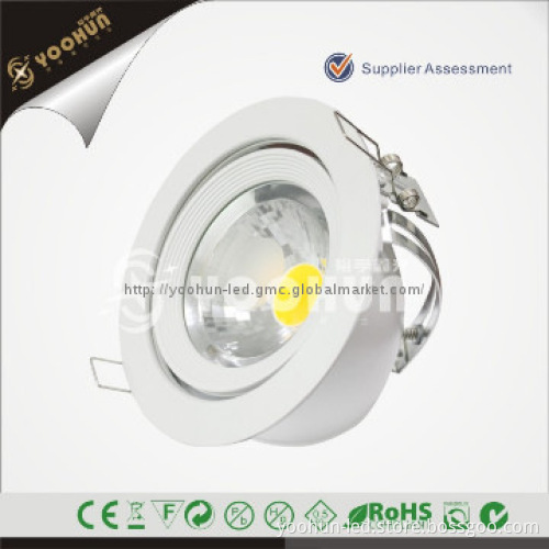 360 degree rotatable 10w white gimbal downlight led for shops